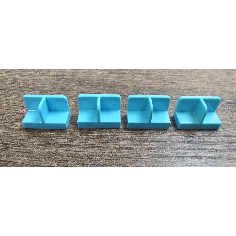 LEGO parts 18971 or 93095 (4pcs) Panel 1x2x1 W/ Rounded Corners Center Divider